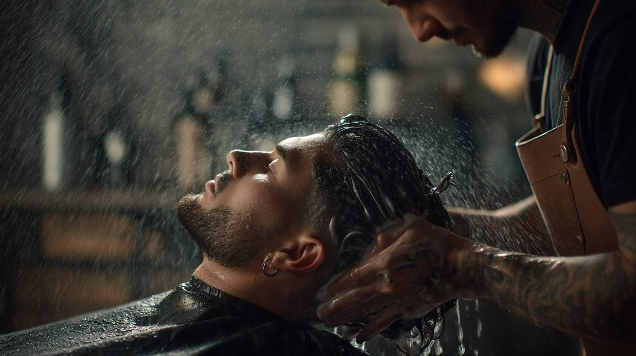 Визуальная концепция для барбершопа. Ekaterina Kiral — Visual Branding & AI Creation