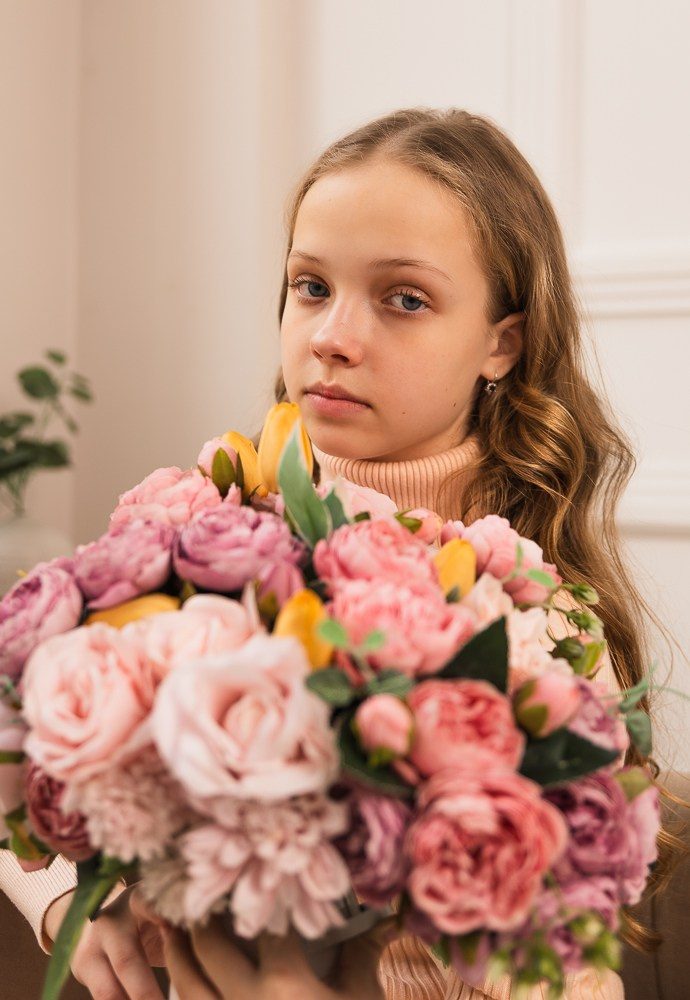 Индивидуальная съёмка в студии. Фотограф из Новосибирска Юрк Виктория