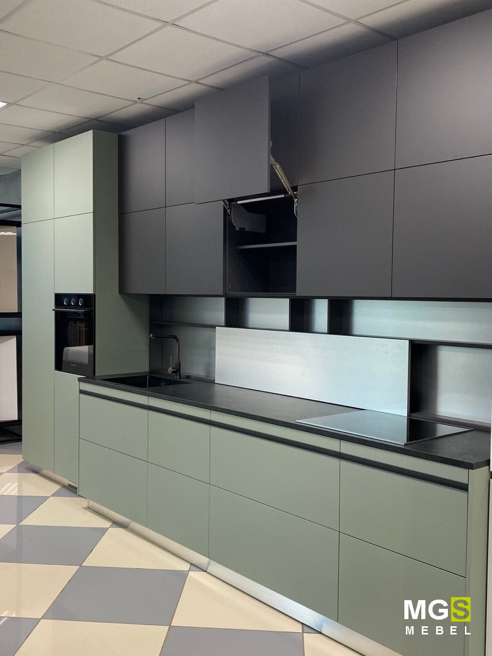 Матовые кухонные фасады 