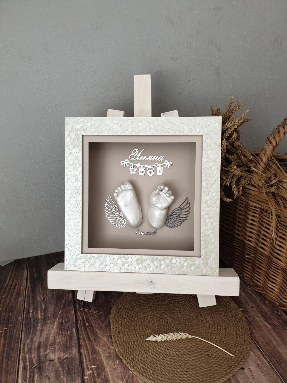 2D и 3D слепки. Фотограф новорождённых newborn деток до года в Кемерово Ксения Вакула