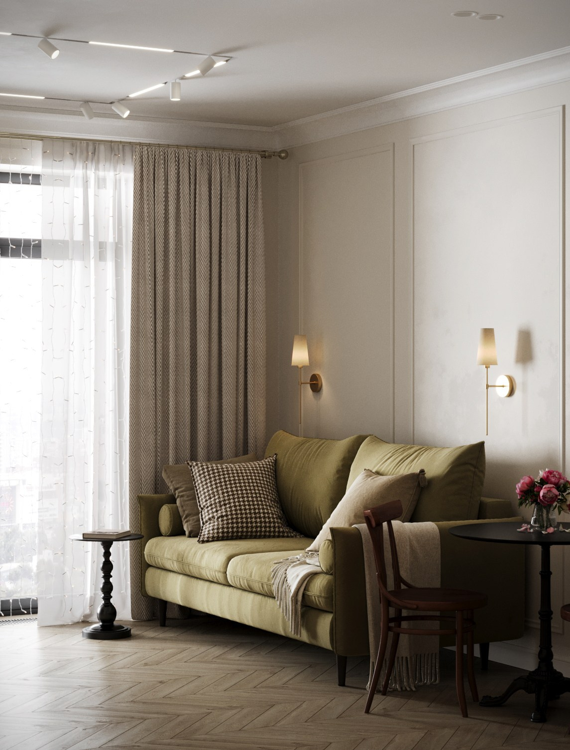 3Д визуализация квартиры ЖК Достижение 24 m². Заказать 3Д визуализацию интерьеров — Дарья Веденёва