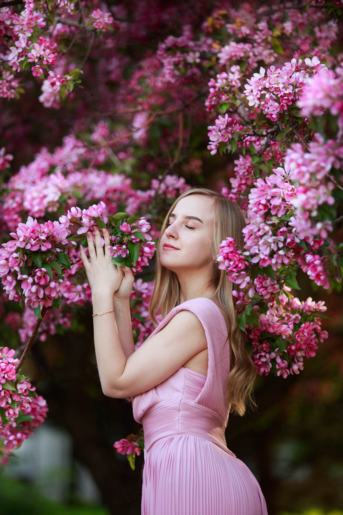 Весеннее цветение в парках. Семейный и детский фотограф в Москве Мария Быкова
