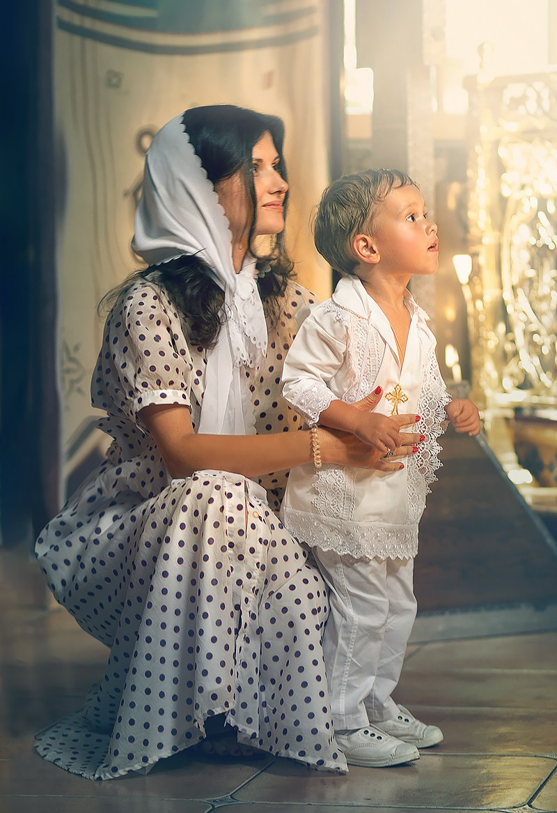 Крещение. Семейный и детский фотограф. М ария Гранкина