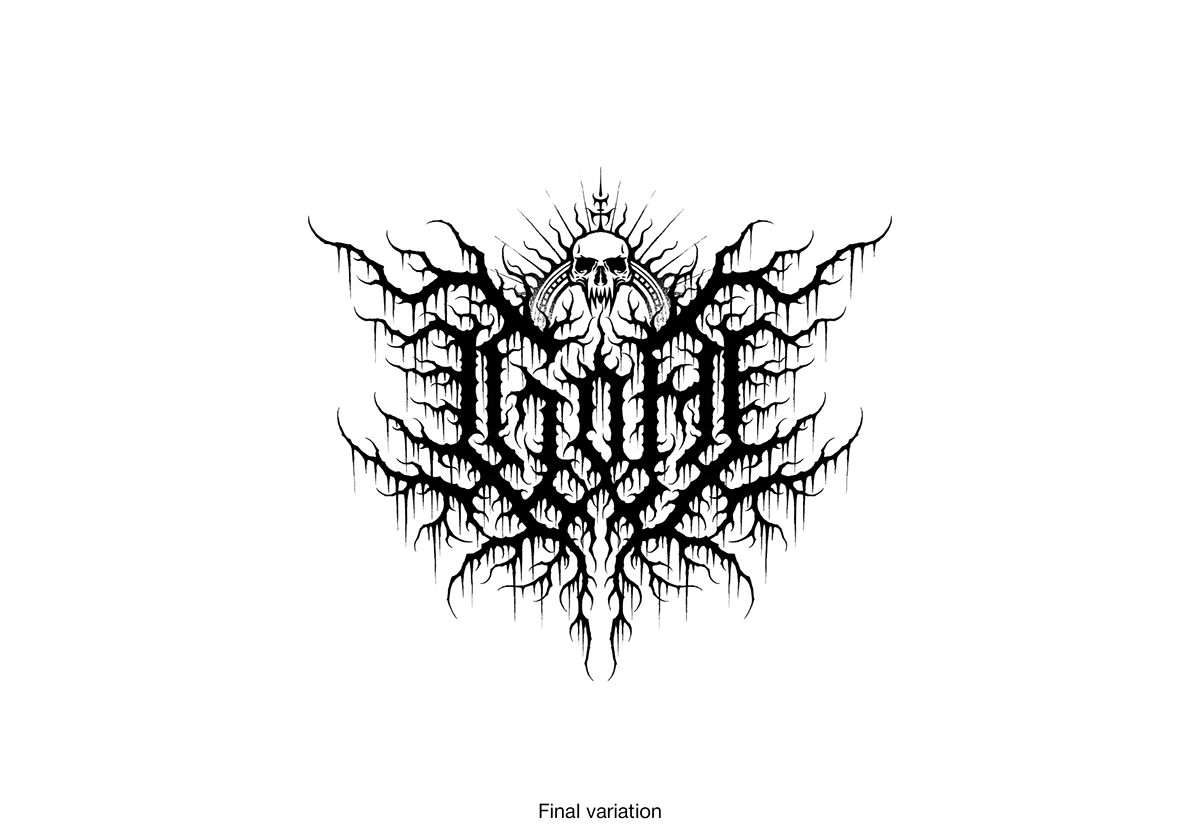 Gates of Asura. GNOIZM | Metal Logos & Dark Lettering