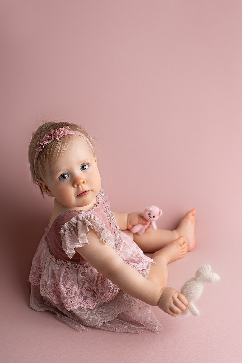 1 Годик Диане. Фотограф новорождённых и малышей до года в Москве и Московской области