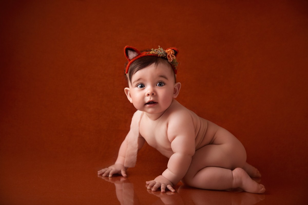 6-9 месяцев. Фотограф новорожденных, семейный фотограф в Санкт-Петербурге