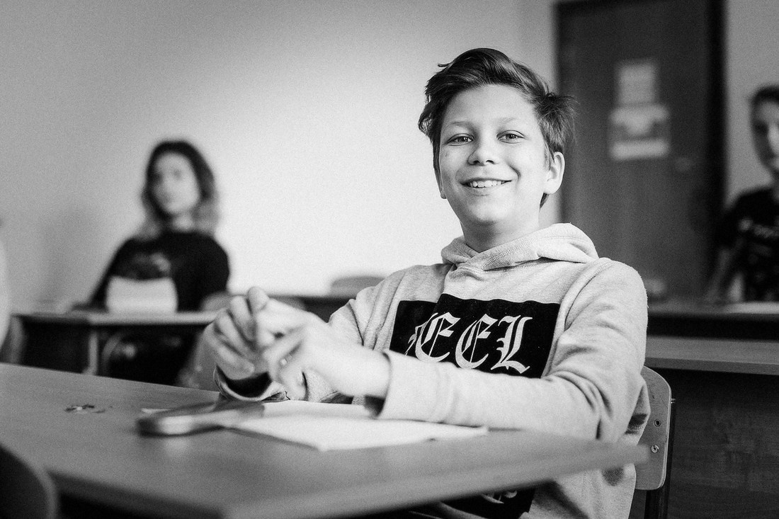 Фоторепортаж со школьного урока 4-го класса. Репортажный фотограф Борис Геер