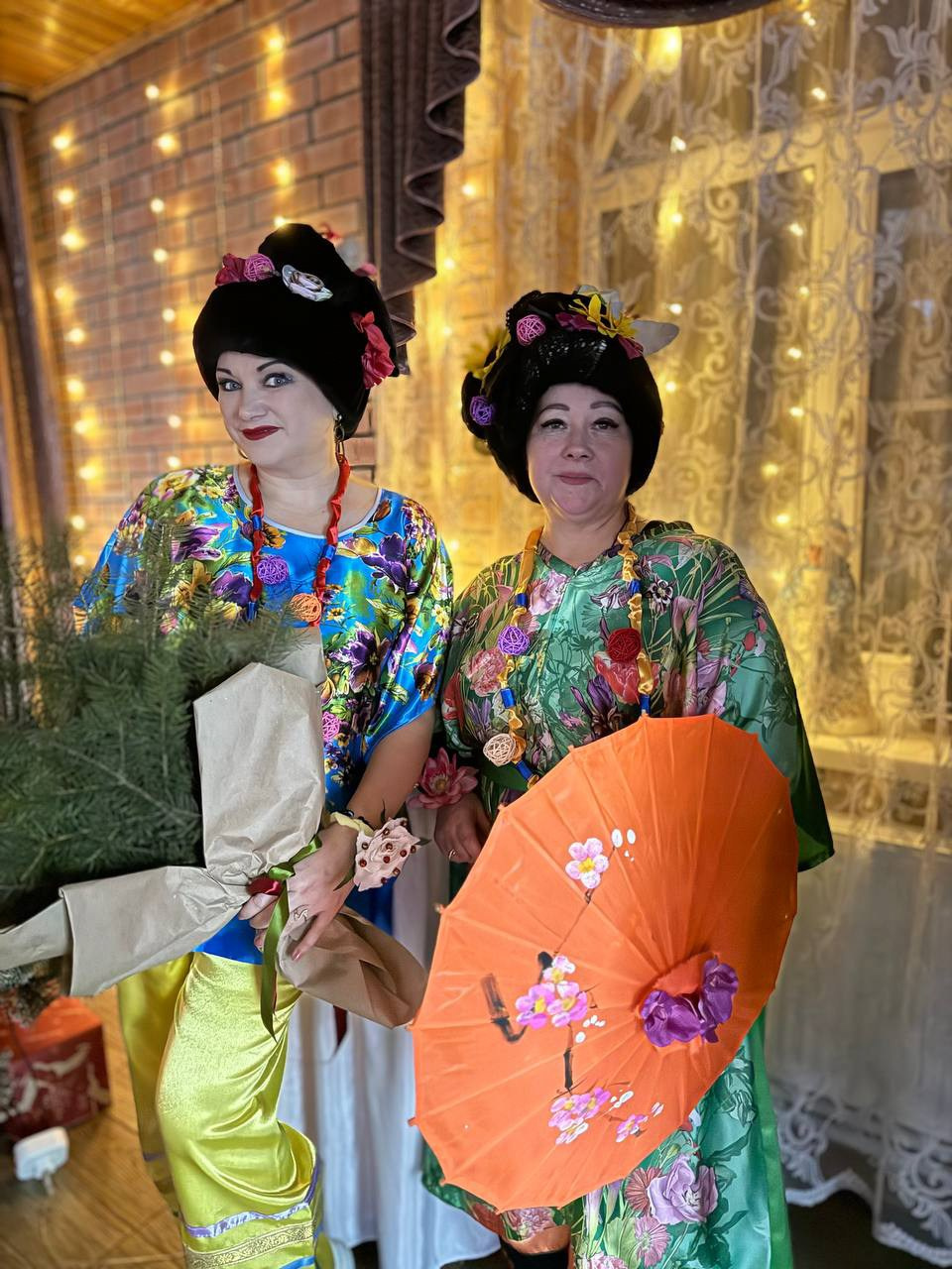 Поздравление на юбилей от гейши ведущая Марина Гребенникова в Золотаревке