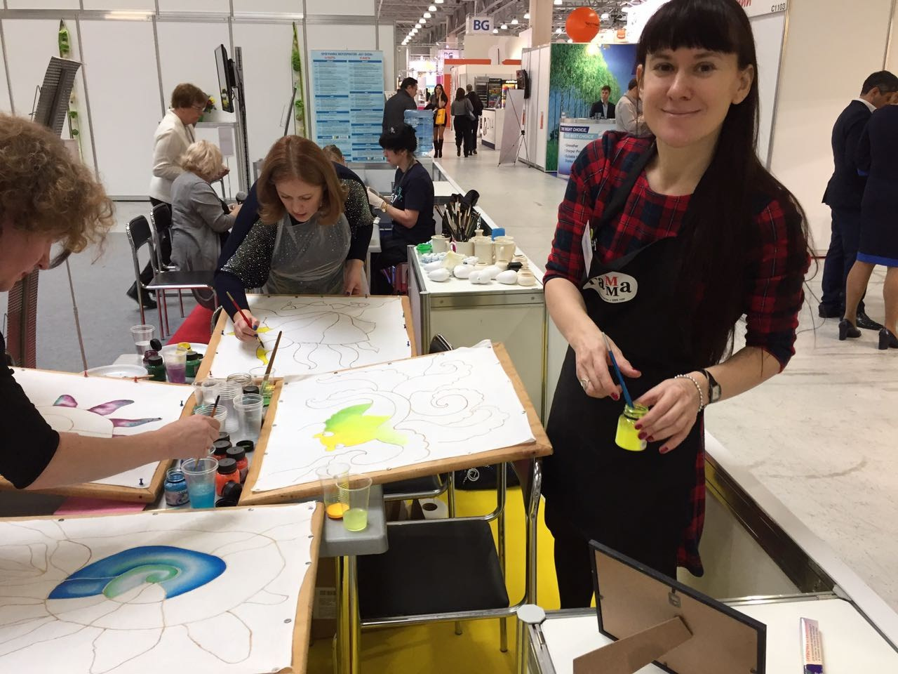 Выставка «Скрепка Экспо» 2017. Ефремова Ольга. Художник