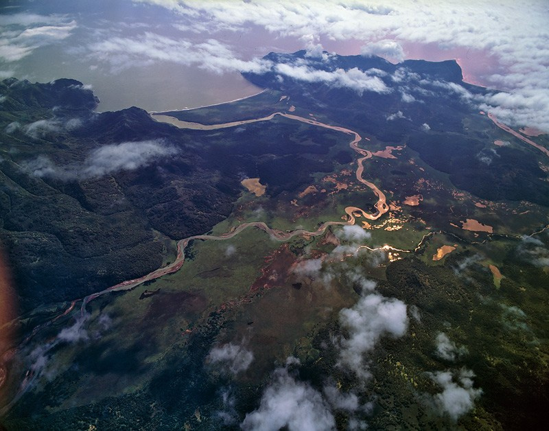 Река Камчатка с высоты