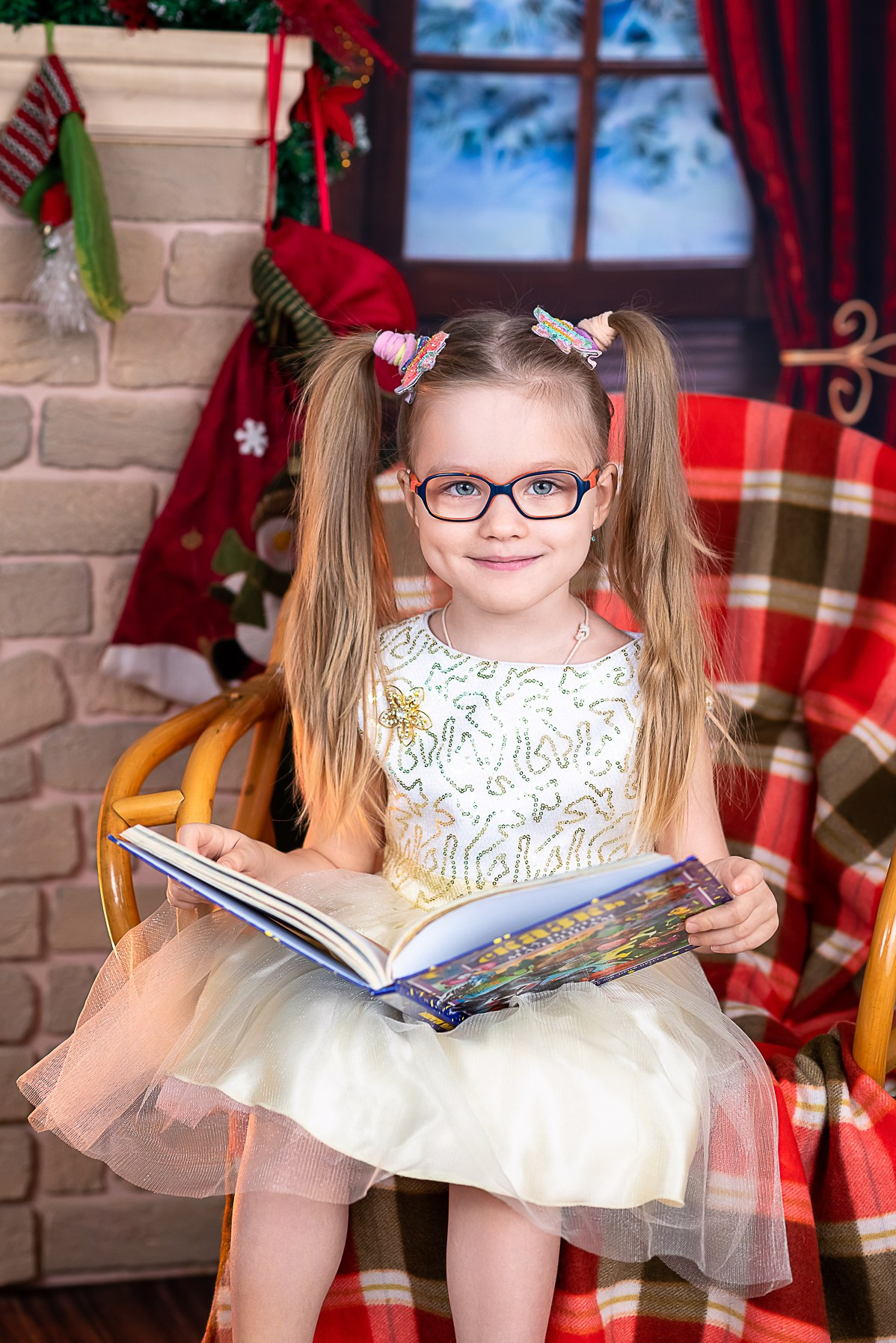 Новогодний фотопроект «У камина». Фотостудия «Юла»