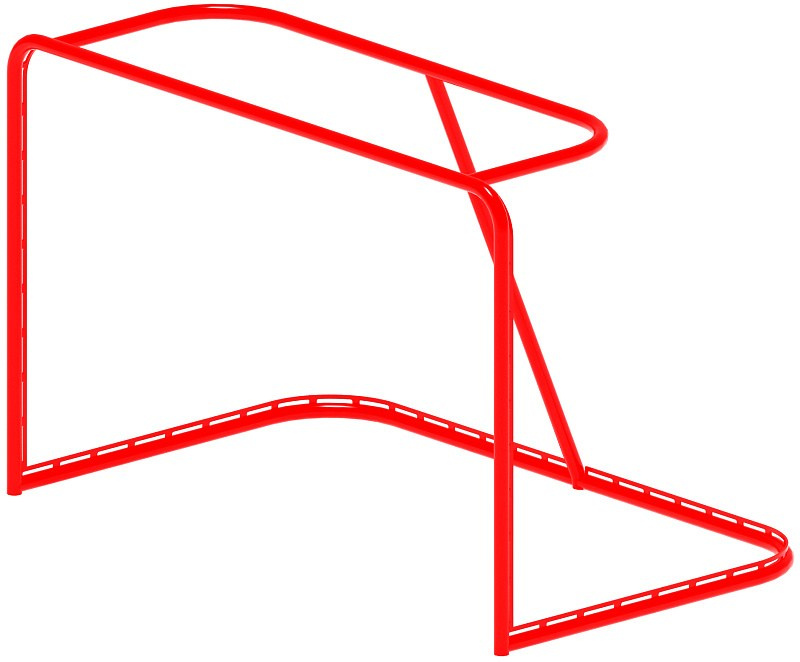 СО 2.60.01-02 Ворота хоккейные (с креплением сетки) Габариты (ШхДхВ): 1925х1165х1260