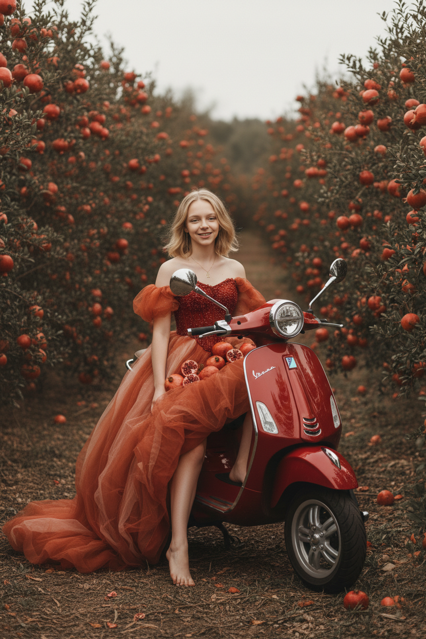 В гранатовом саду. Шаблоны и дизайны выпускных альбомов и фотокниг