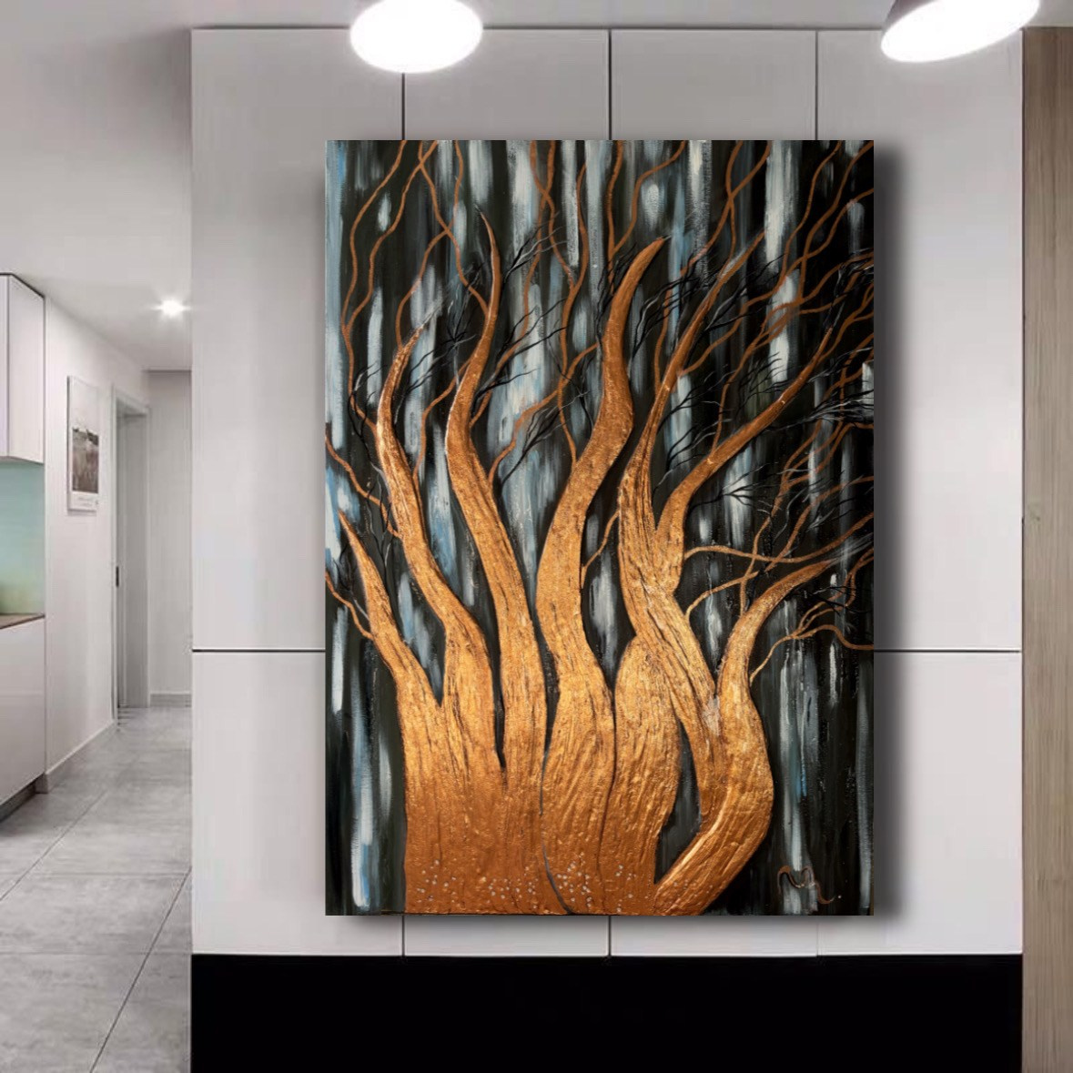 Картина «Таинственный лес» 80×100. Художник Виктория Руш из Москвы