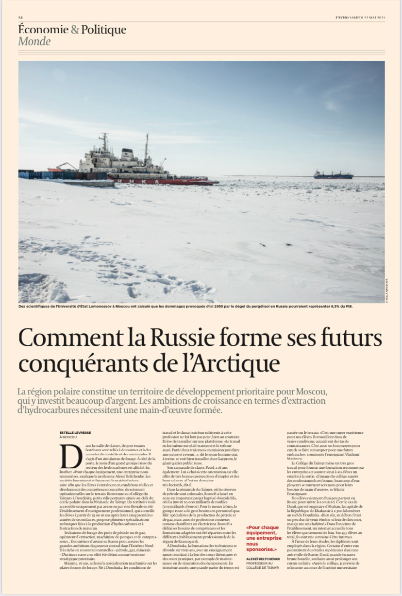 https://www.lecho.be/economie-politique/international/general/comment-la-russie-forme-ses-futurs-conquerants-de-l-arctique/10307811.html?fbclid=IwAR0yICeOW8klt02FlJA6ErB7LNoVxke47zHD1fIR71tr_b-l2OCehMcB-IE