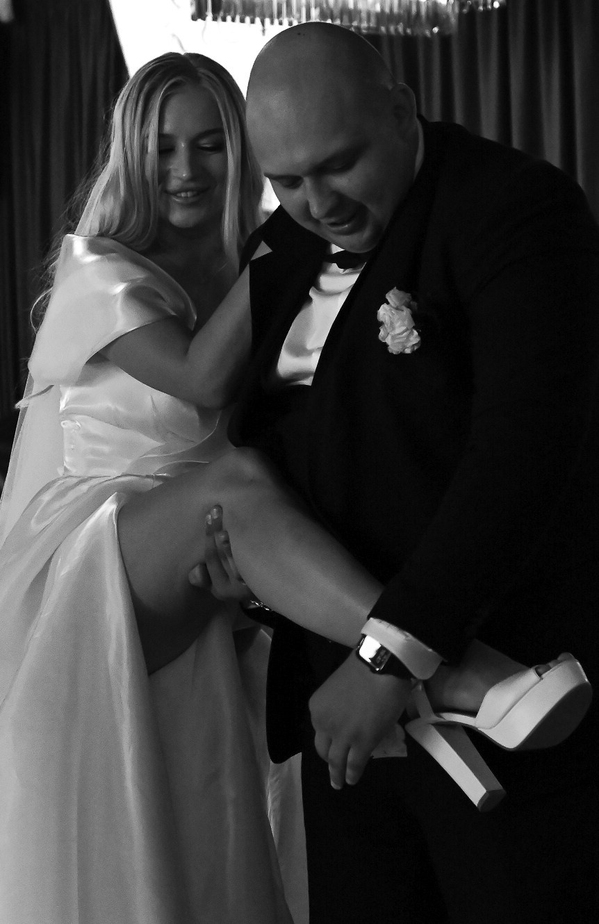 Black and white film. <3