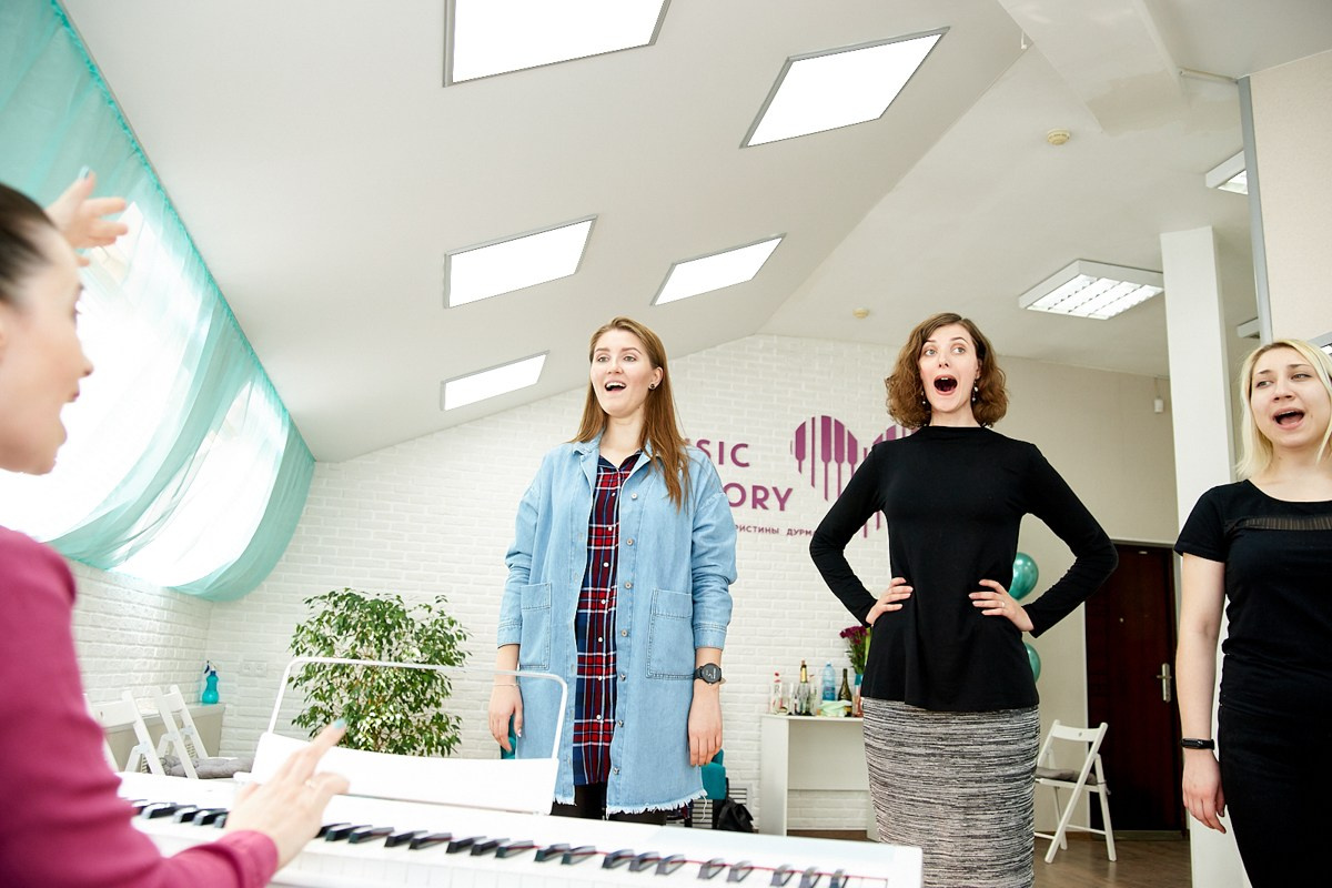 Репортаж с открытия школы вокала Кристины Дурмановой. Репортажный и женский фотограф в Новосибирске