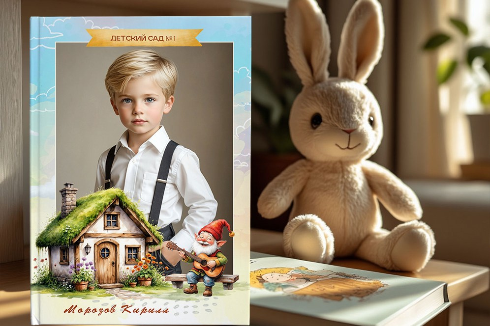 Выпускной альбом трюмо «Гномики», выпуск 2026, medlori fotobook