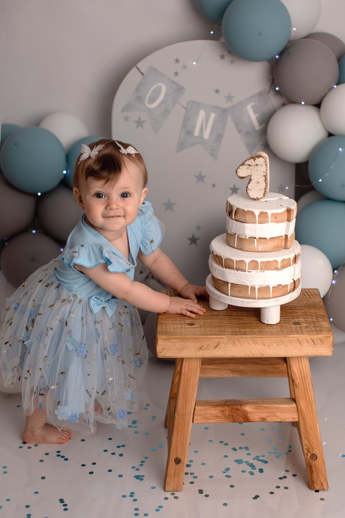 Съемка Первый тортик. Фотограф новорожденных