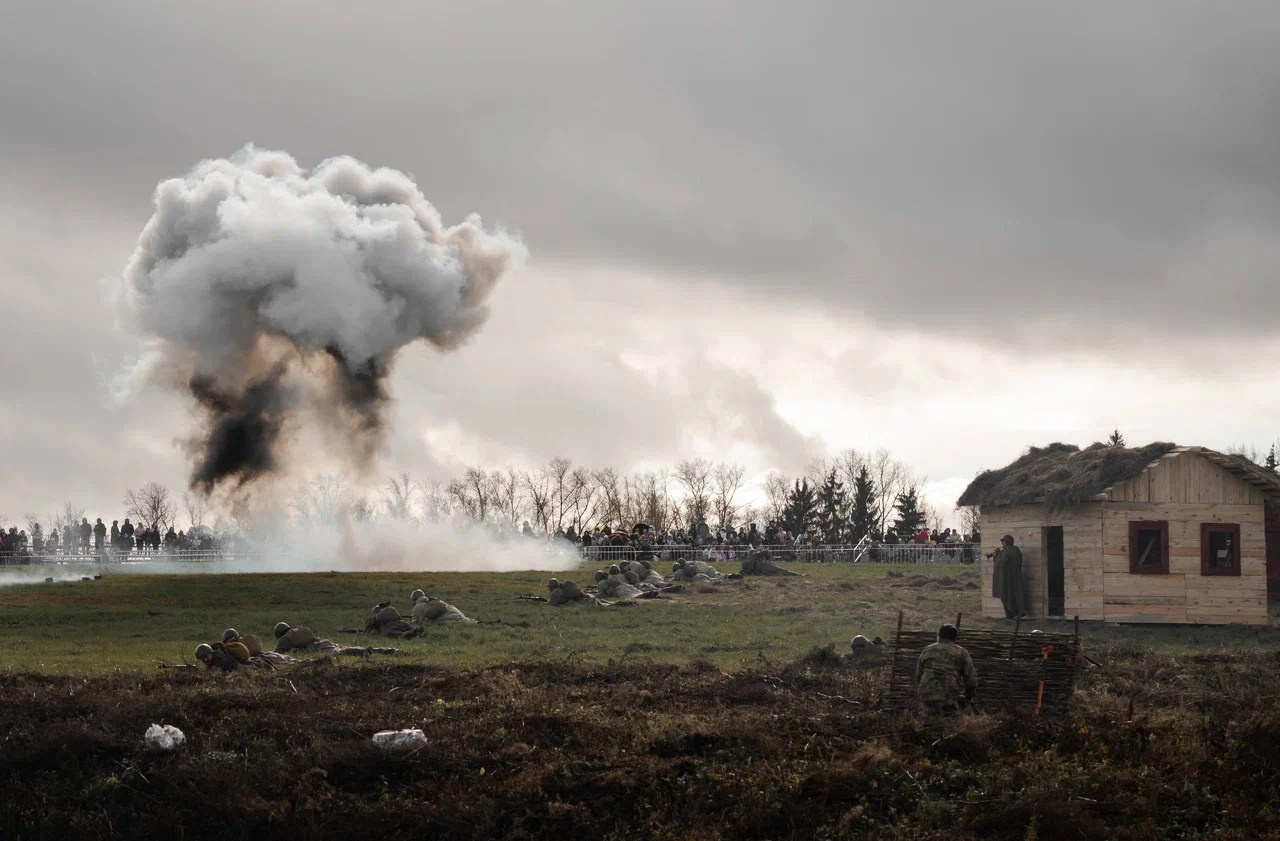 «Москва за нами» — реконструкция битвы в Подмосковье, п. Бородино. Свадебный фотограф Виктория Баталина