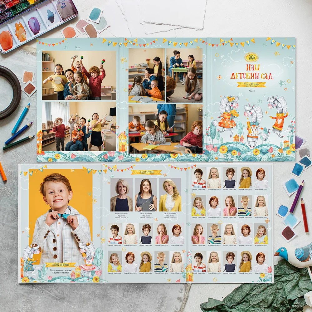 Дизайны фотокниг для детского сада. REPEYBOOK | Выпускные альбомы для детского сада и класса