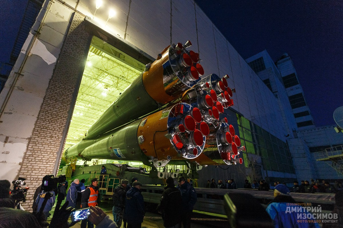 Байконур. Запуск «Союз ТМА-16М» на МКС