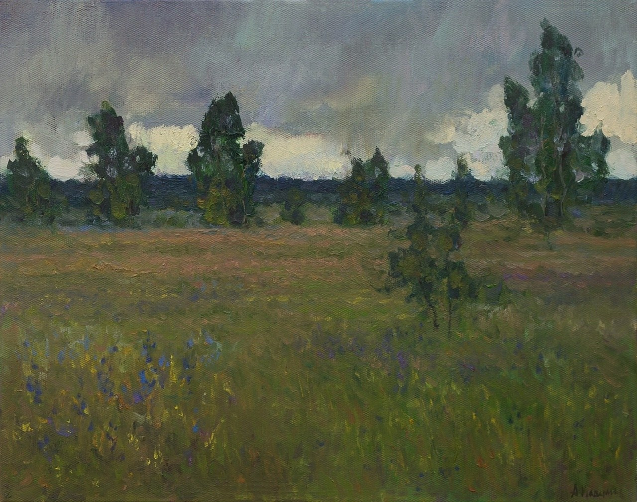 «Перед дождем». Художник Александр Каверин