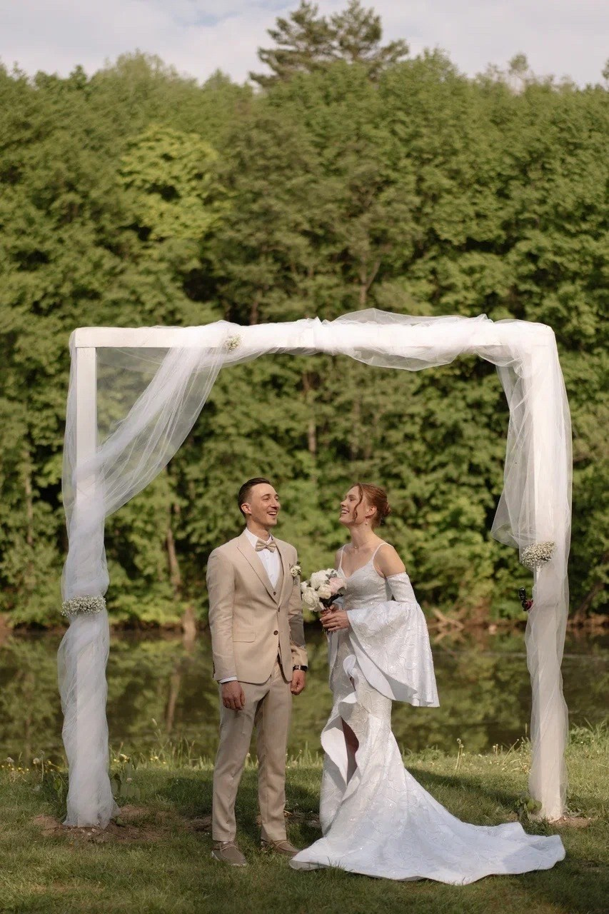 Примеры свадебных платьев. Модельер Евгений Бременев