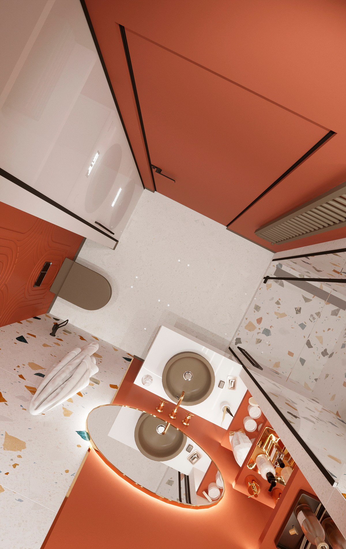 Маленькая студия для девушки в Химках. 2019 год. Дизайнер интерьера Троилова Арина