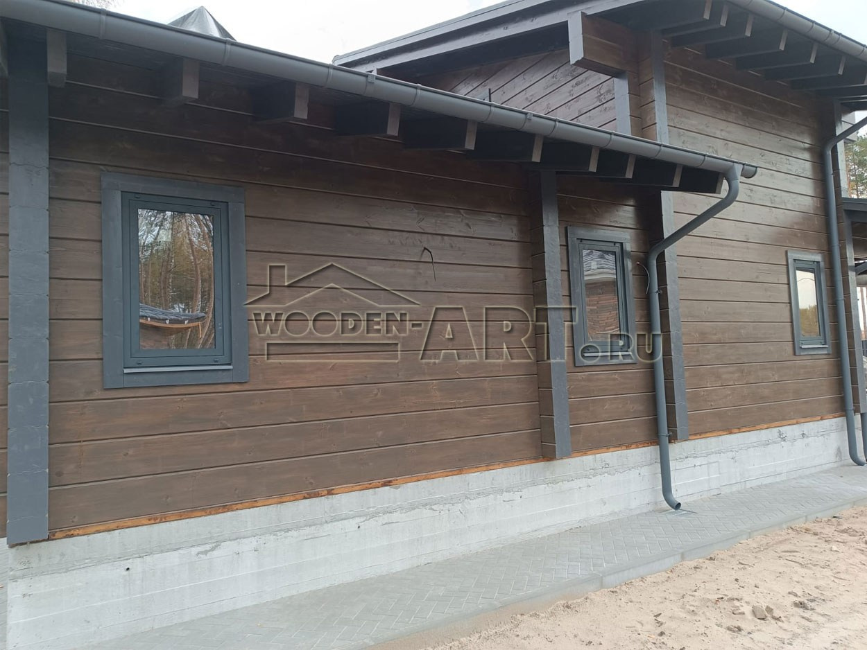 «Восход» 296 кв. м. Проекты деревянных домов. Архитектор Ольга Мальцева