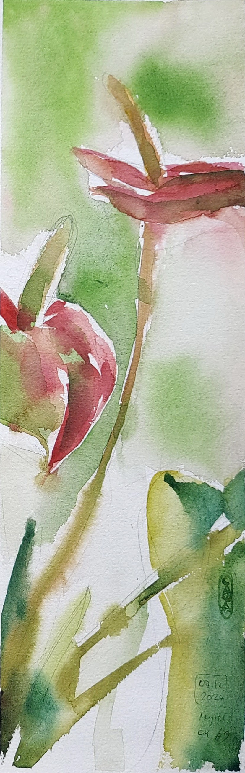 Flowers. Alexander Manaenkov | Watercolor Artist from Siberia