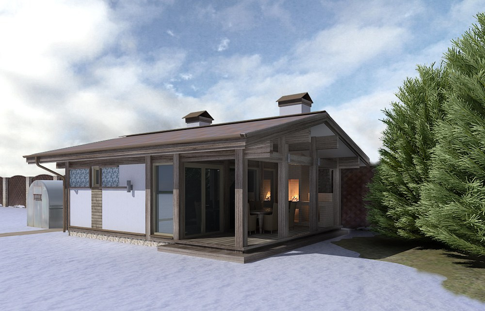 Баня в Токсово. Дизайнер в Санкт-Петербурге Дмитрий Цыбулько