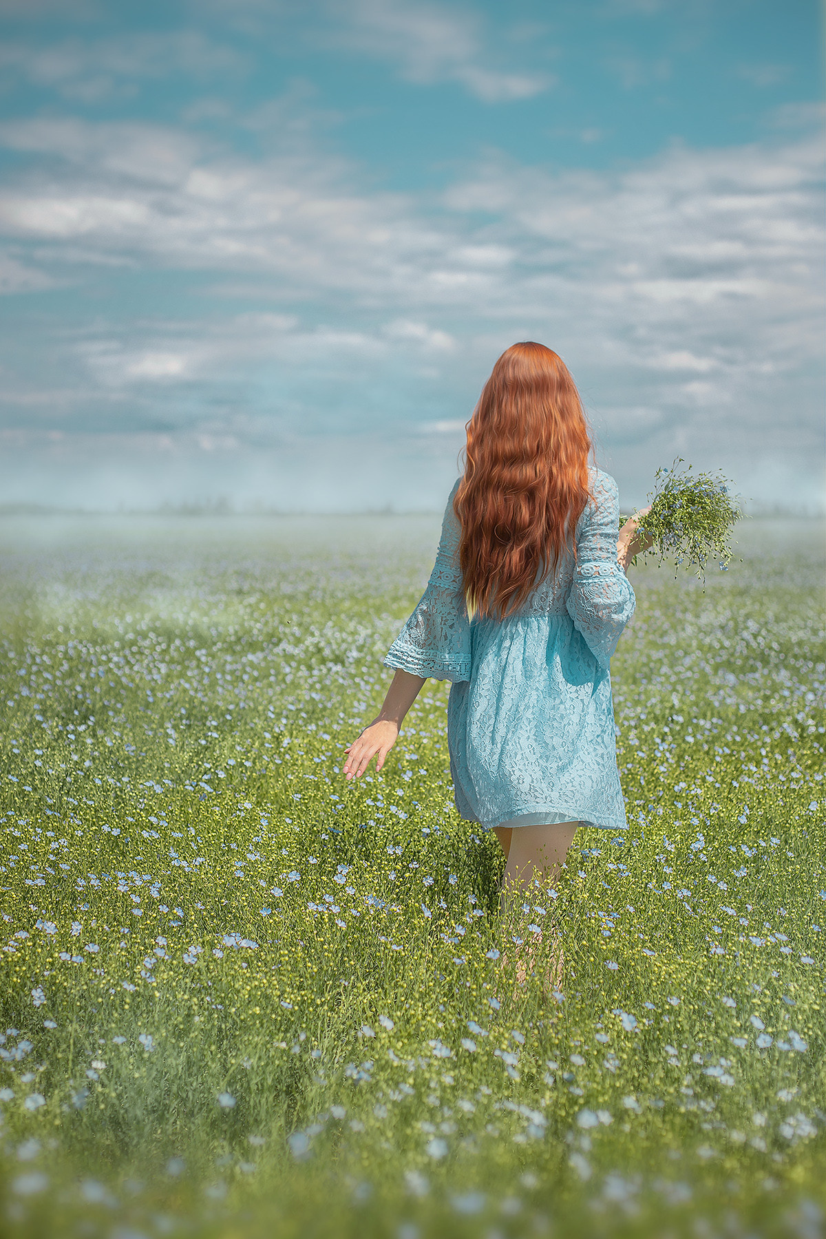 Льняное утро. Фотограф в Волгодонске Елена Орешкина