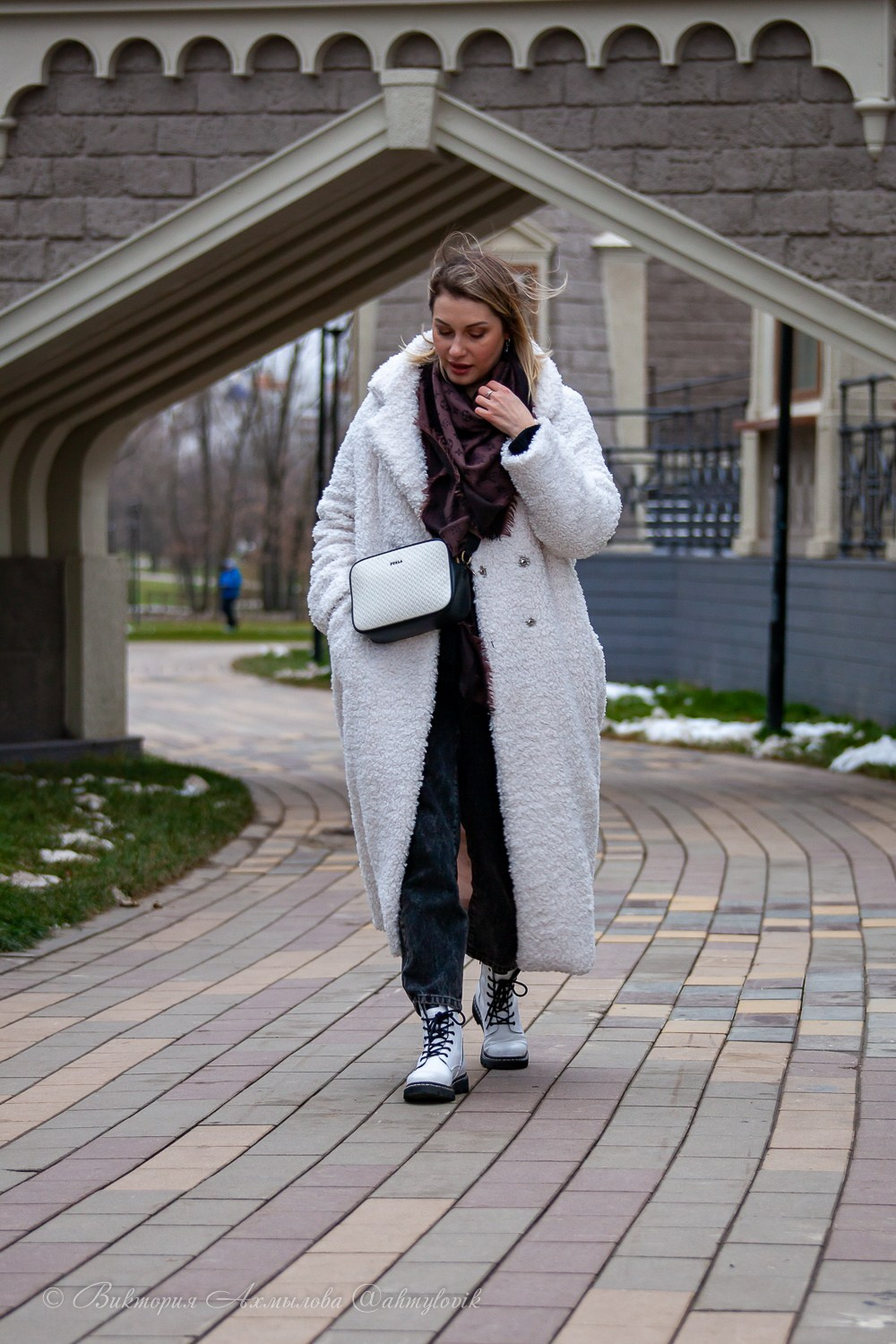 Прогулка с Хаски (Настя). Виктория Ахмылова. Фотограф в Москве