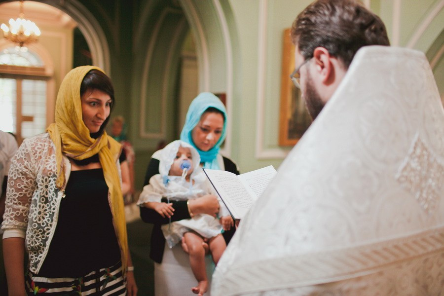 Крещение Знаменская церковь, г. Пушкин. Фотограф на крещение в Санкт Петербурге