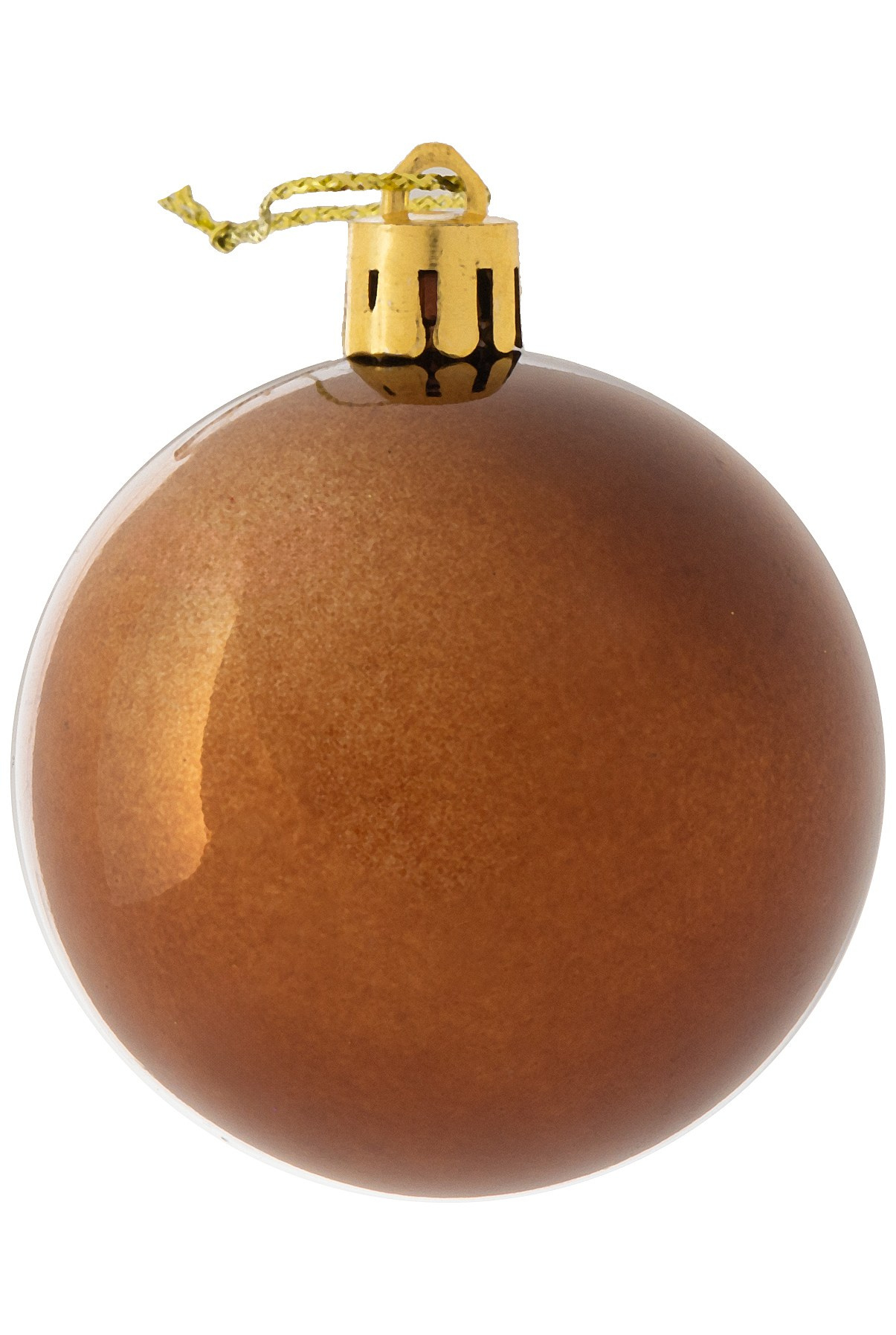 Шар коричневый глянцевый 