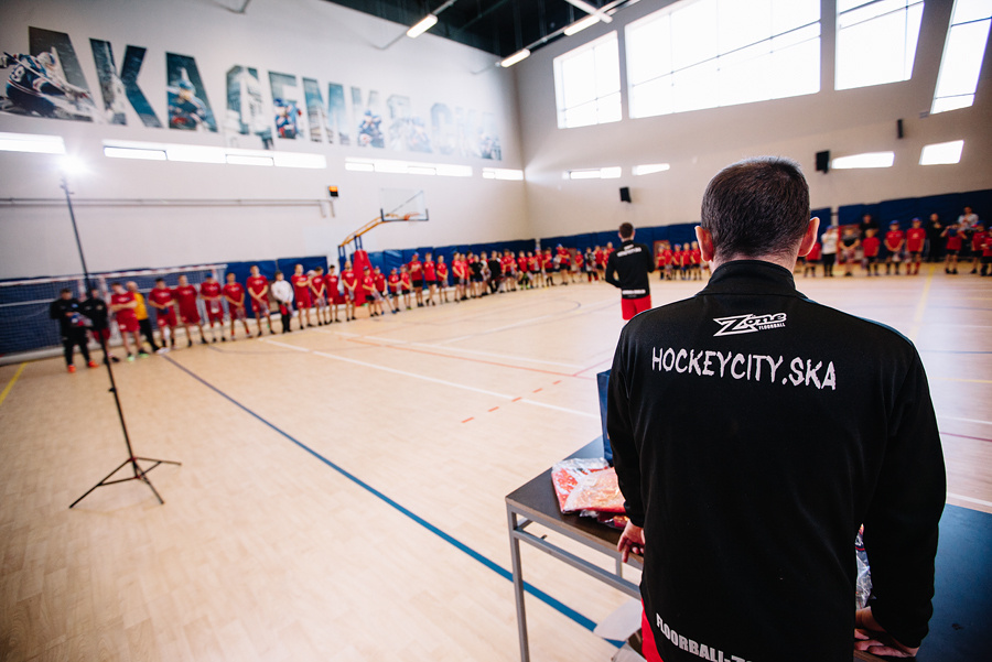 Чемпионат по флорболу. Фотограф Михаил Ряховский