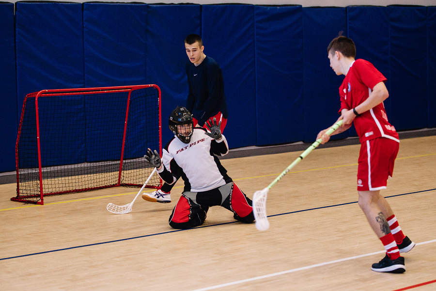 Чемпионат по флорболу. Фотограф Михаил Ряховский