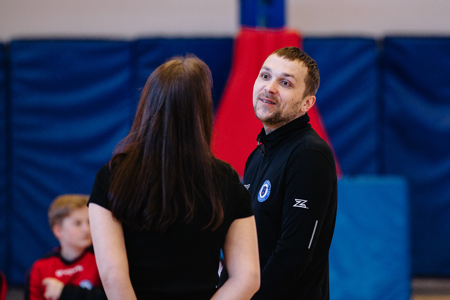 Чемпионат по флорболу. Фотограф Михаил Ряховский