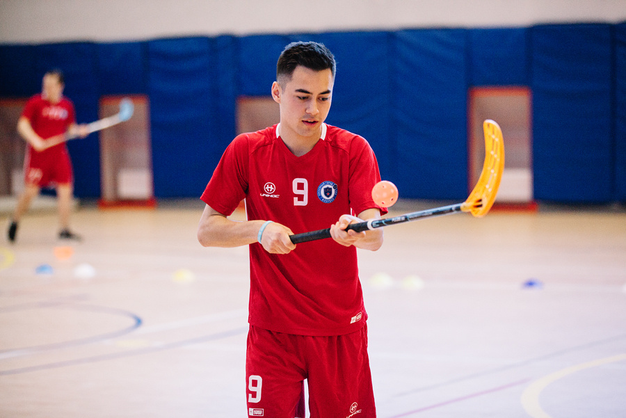 Чемпионат по флорболу. Фотограф Михаил Ряховский