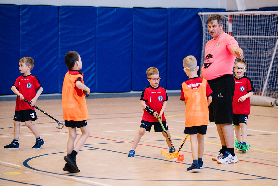 Чемпионат по флорболу. Фотограф Михаил Ряховский