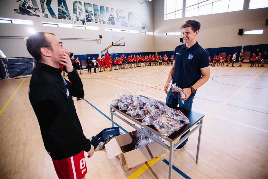 Чемпионат по флорболу. Фотограф Михаил Ряховский