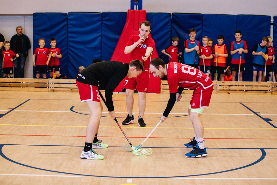 Чемпионат по флорболу. Фотограф Михаил Ряховский