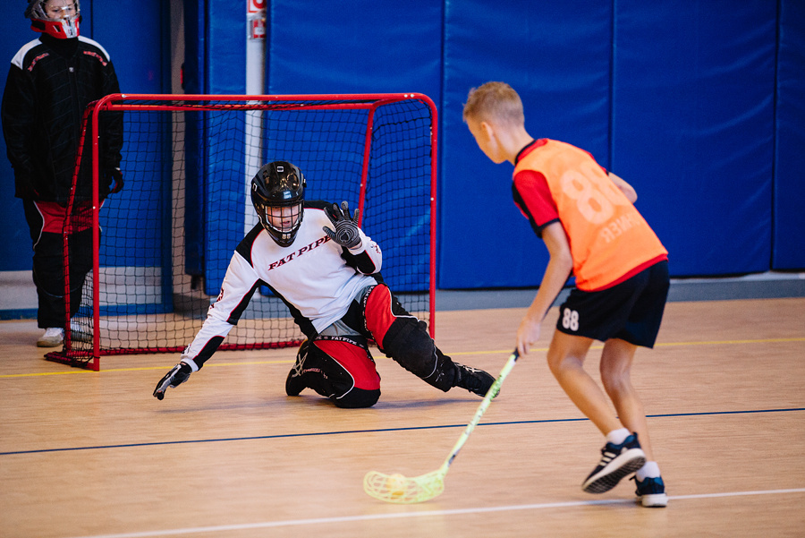 Чемпионат по флорболу. Фотограф Михаил Ряховский