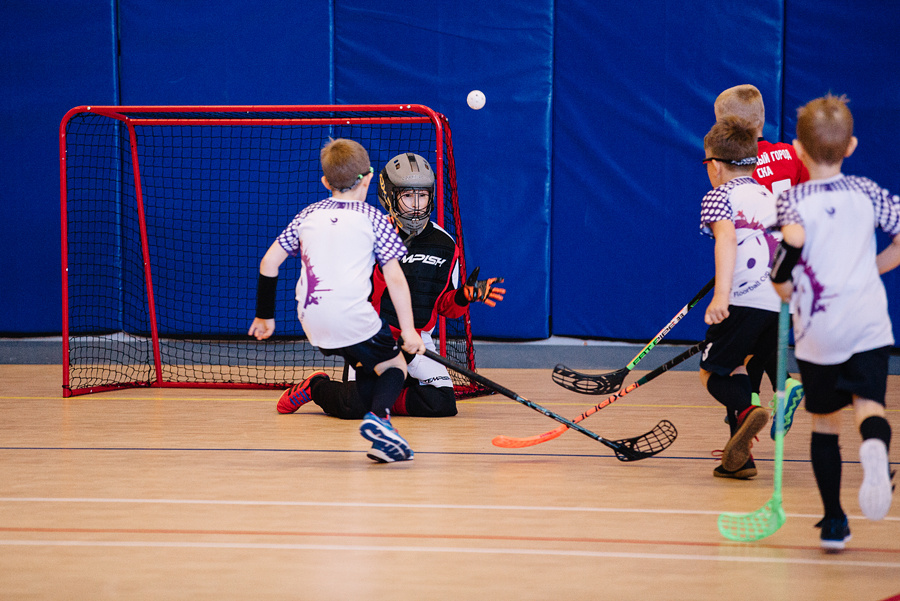 Чемпионат по флорболу. Фотограф Михаил Ряховский