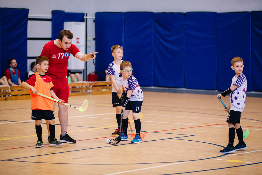 Чемпионат по флорболу. Фотограф Михаил Ряховский