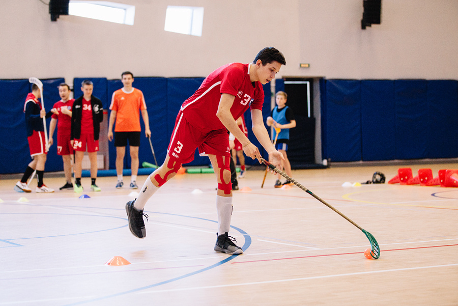 Чемпионат по флорболу. Фотограф Михаил Ряховский