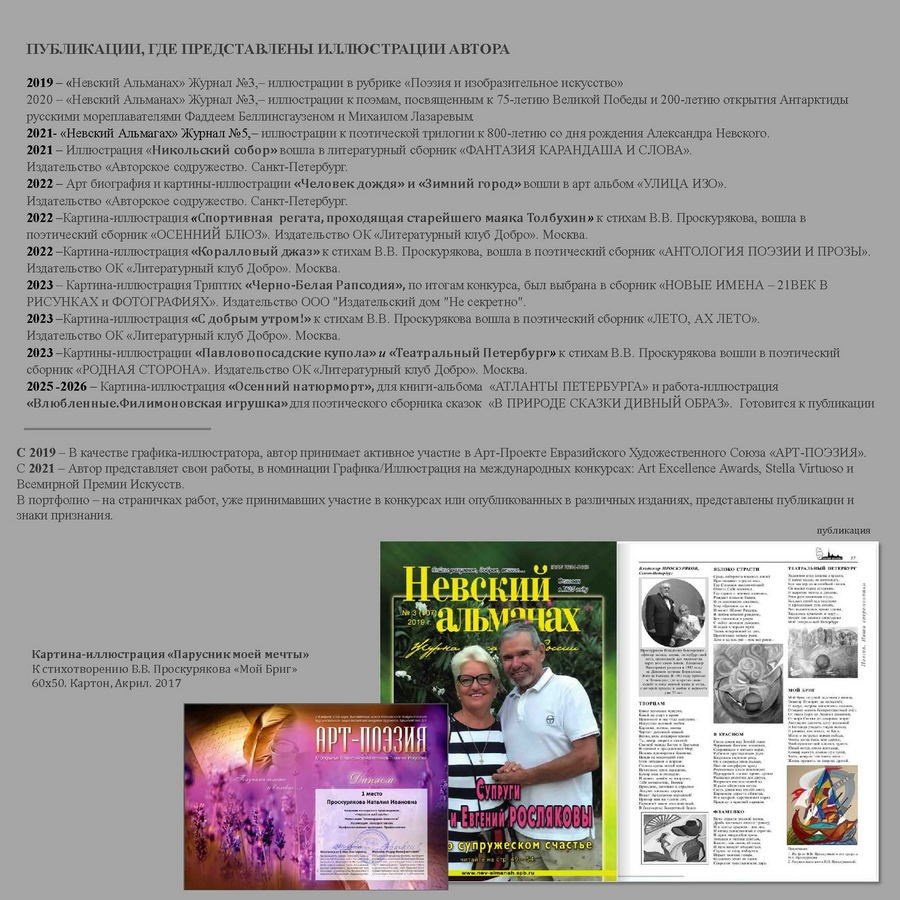 Проскурякова Наталия Ивановна. Галерея участников Российской Премии Искусств