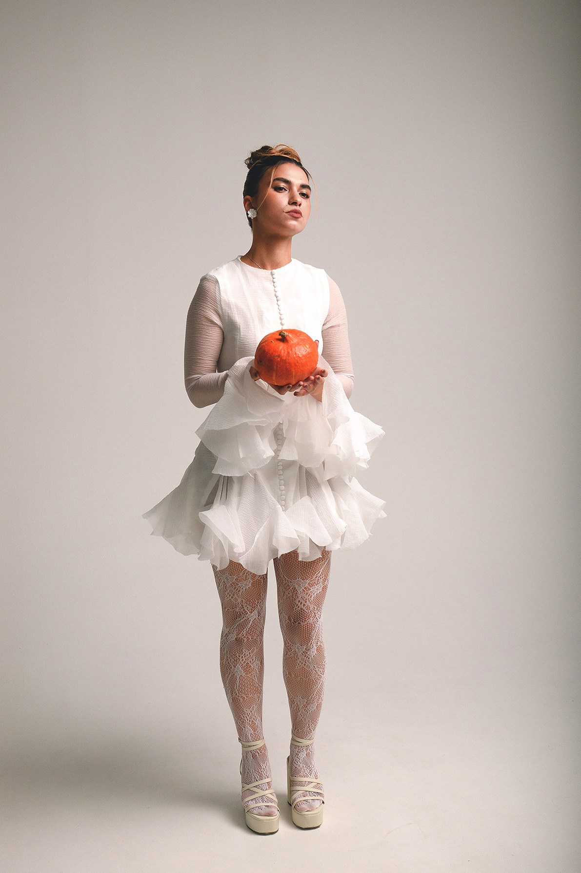 «Тыквы».Студийная импровизация. Надежда и Анастасия. Организация и проведение фотосъемок в Санкт-Петербурге. Фотограф Смирягин Илья