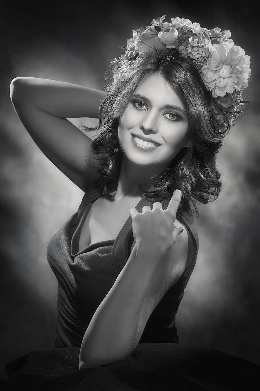 портрет в стиле harcourt. Фотограф Валерий Коновалов